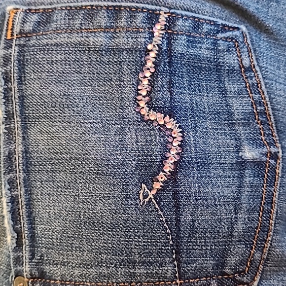 7 for all mankind - Boot cut jeans (swarovski crystals) - Picture 7 of 8